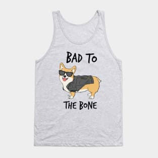 Bad to the Bone Corgi Tank Top